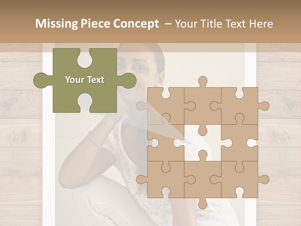 A Woman Sitting On The Floor With Her Hand On Her Face PowerPoint Template