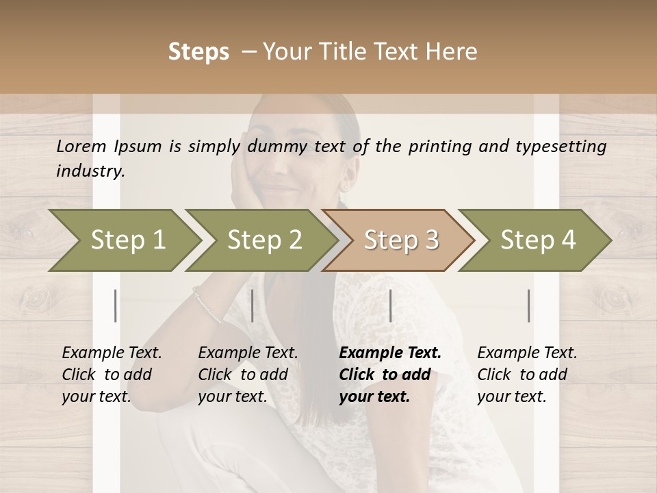 A Woman Sitting On The Floor With Her Hand On Her Face PowerPoint Template