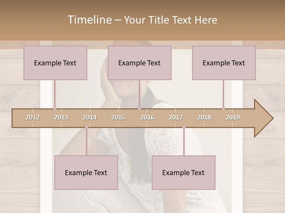 A Woman Sitting On The Floor With Her Hand On Her Face PowerPoint Template