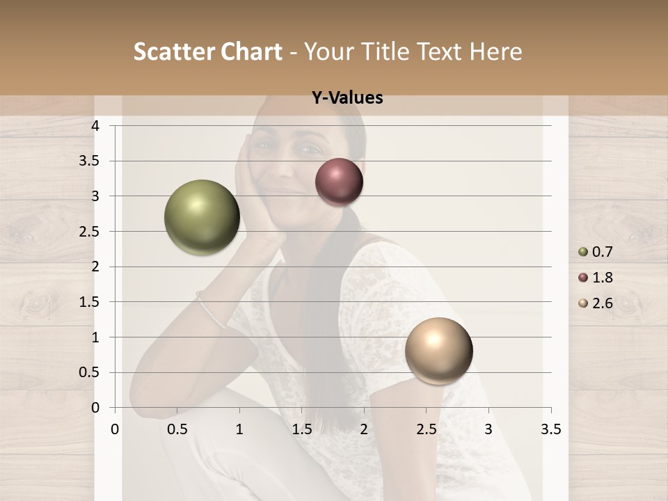 A Woman Sitting On The Floor With Her Hand On Her Face PowerPoint Template