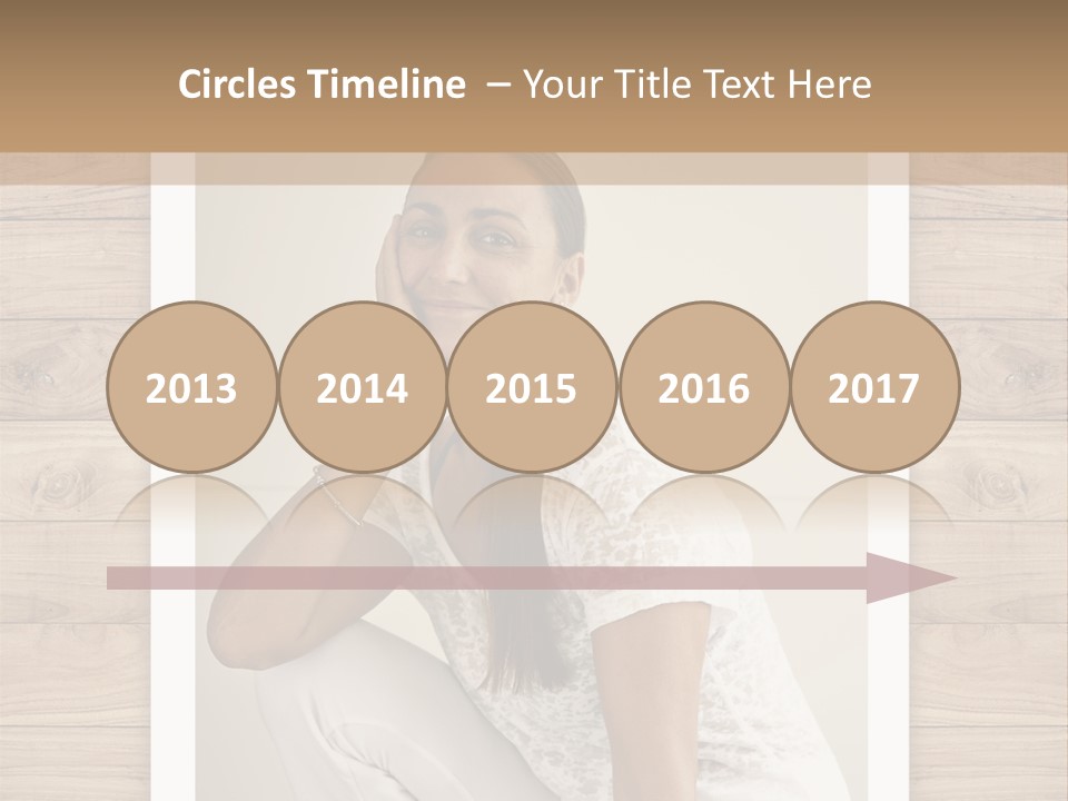 A Woman Sitting On The Floor With Her Hand On Her Face PowerPoint Template