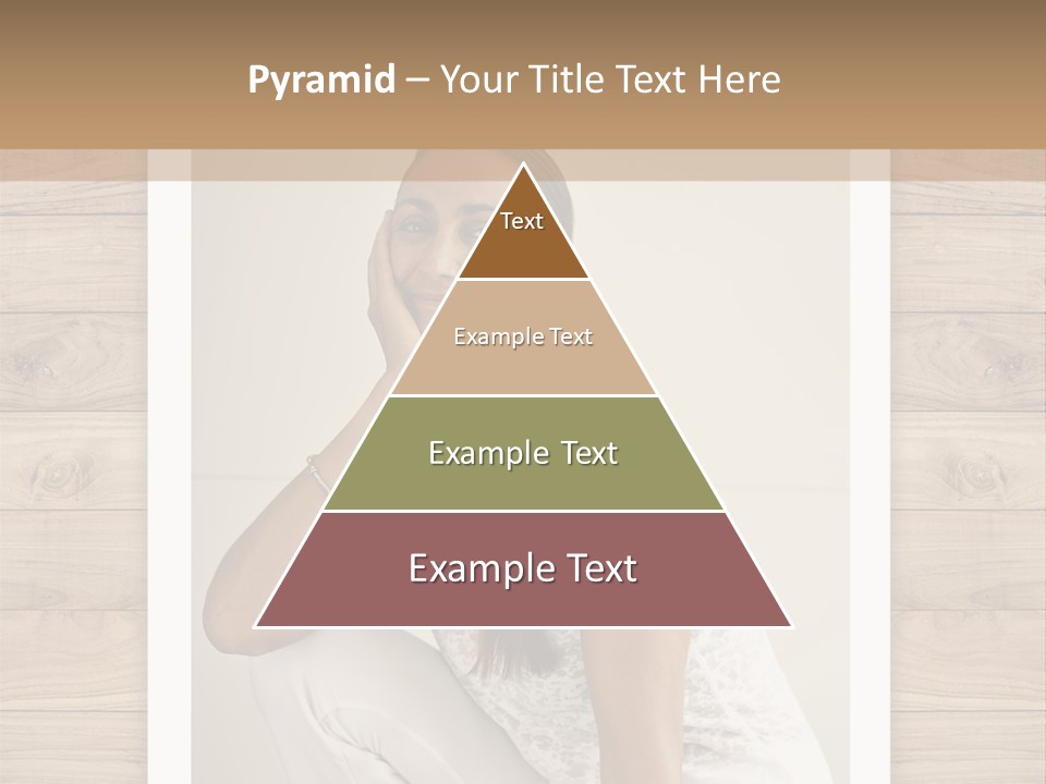 A Woman Sitting On The Floor With Her Hand On Her Face PowerPoint Template