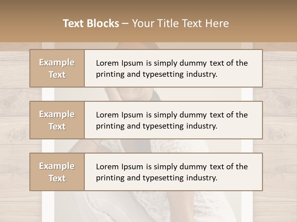 A Woman Sitting On The Floor With Her Hand On Her Face PowerPoint Template