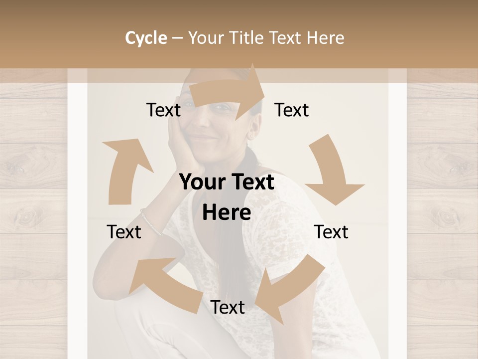 A Woman Sitting On The Floor With Her Hand On Her Face PowerPoint Template