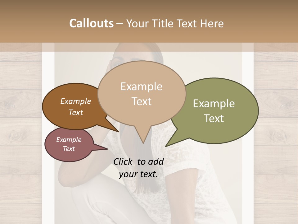 A Woman Sitting On The Floor With Her Hand On Her Face PowerPoint Template