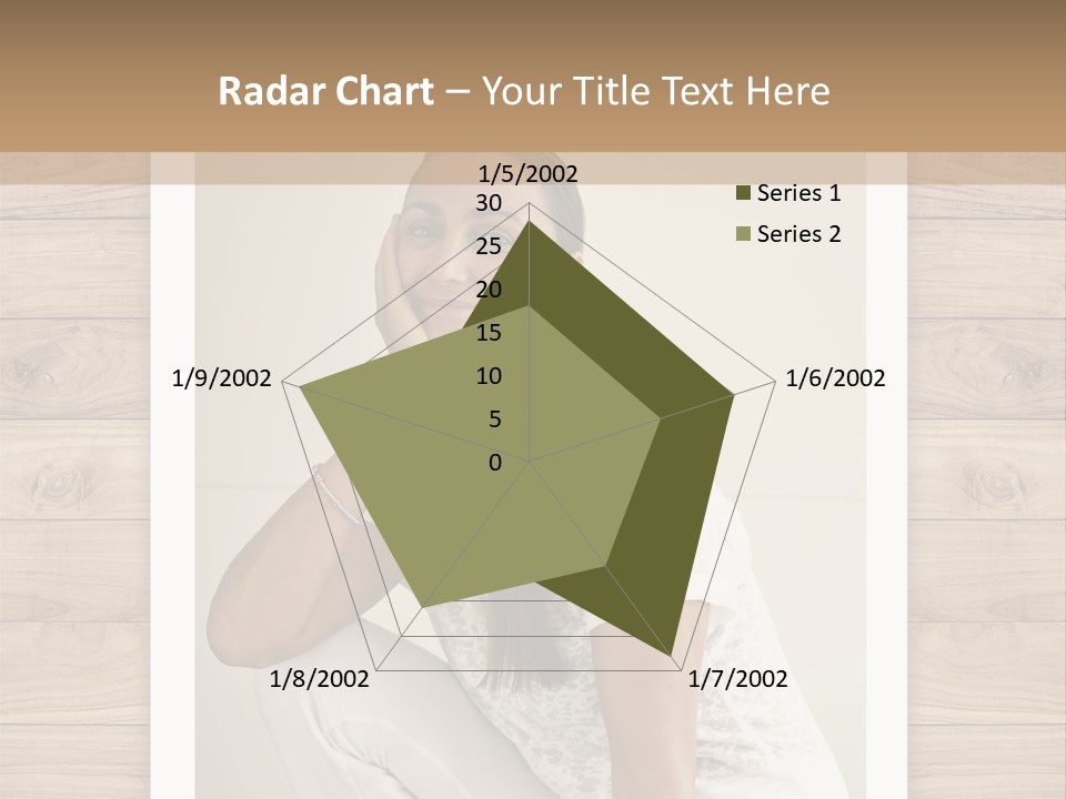 A Woman Sitting On The Floor With Her Hand On Her Face PowerPoint Template