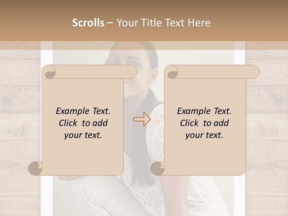 A Woman Sitting On The Floor With Her Hand On Her Face PowerPoint Template
