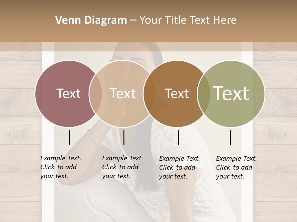 A Woman Sitting On The Floor With Her Hand On Her Face PowerPoint Template