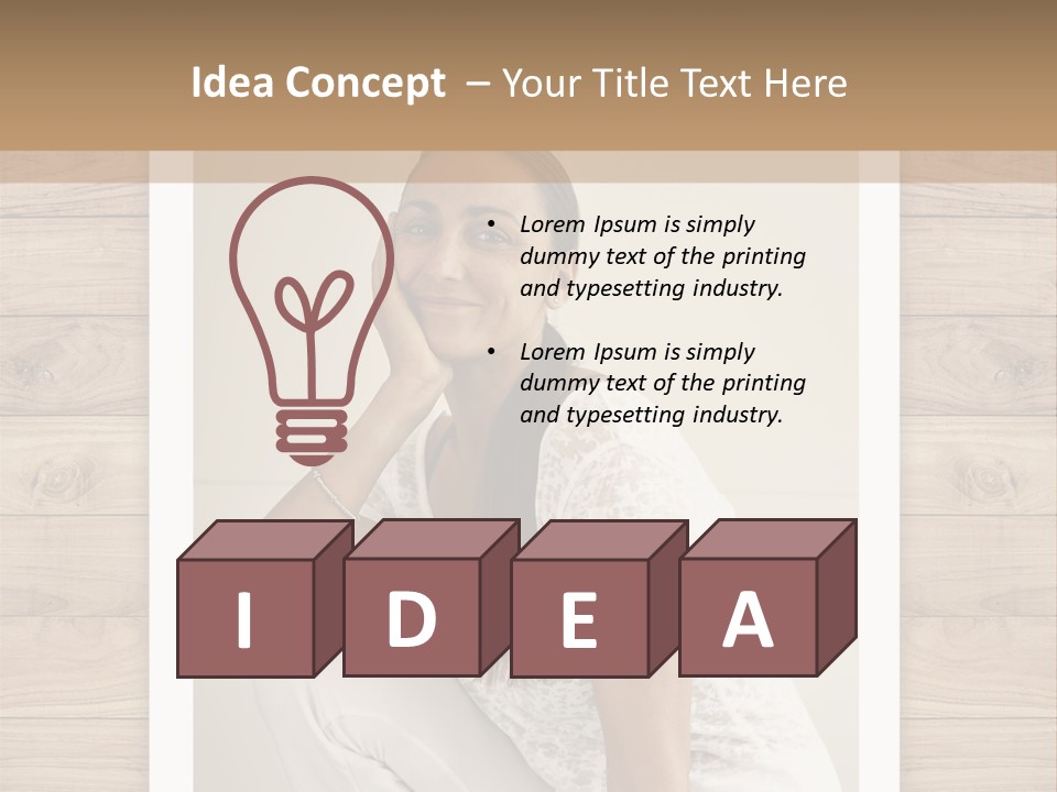 A Woman Sitting On The Floor With Her Hand On Her Face PowerPoint Template