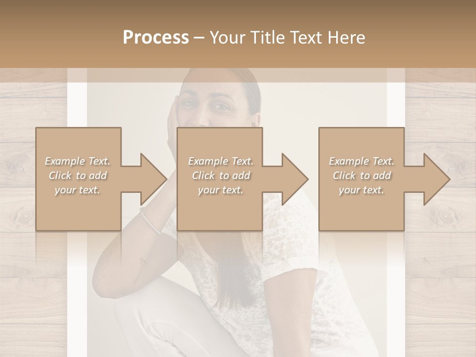 A Woman Sitting On The Floor With Her Hand On Her Face PowerPoint Template