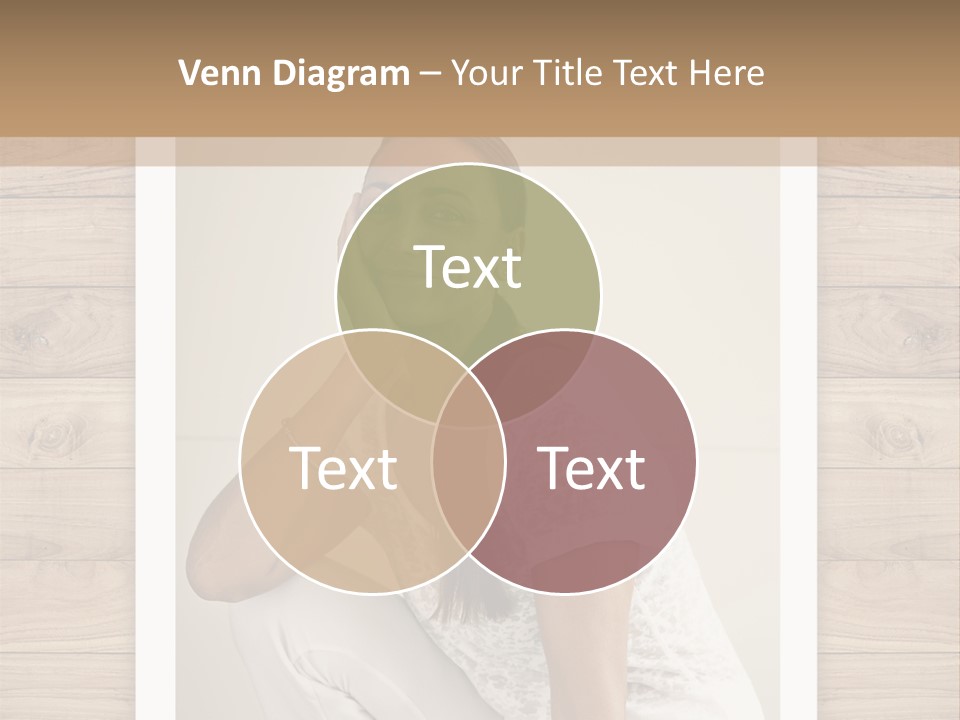 A Woman Sitting On The Floor With Her Hand On Her Face PowerPoint Template