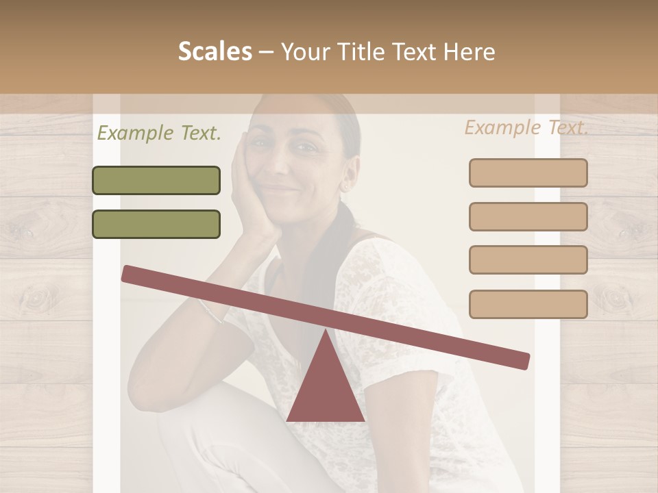 A Woman Sitting On The Floor With Her Hand On Her Face PowerPoint Template