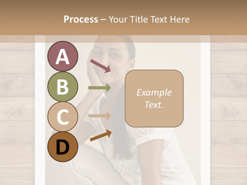 A Woman Sitting On The Floor With Her Hand On Her Face PowerPoint Template