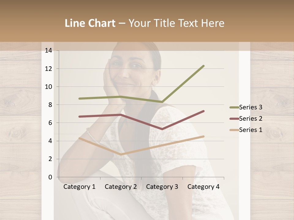 A Woman Sitting On The Floor With Her Hand On Her Face PowerPoint Template