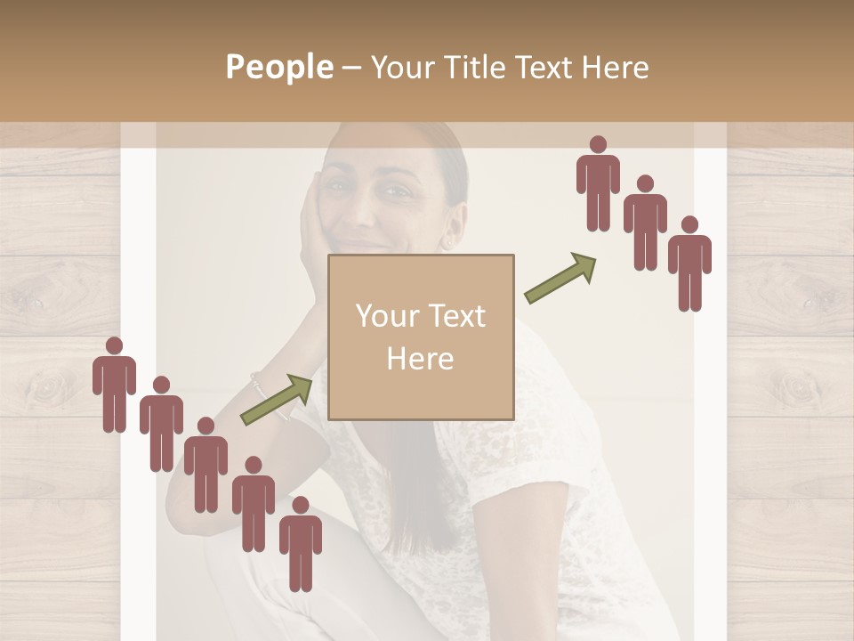 A Woman Sitting On The Floor With Her Hand On Her Face PowerPoint Template