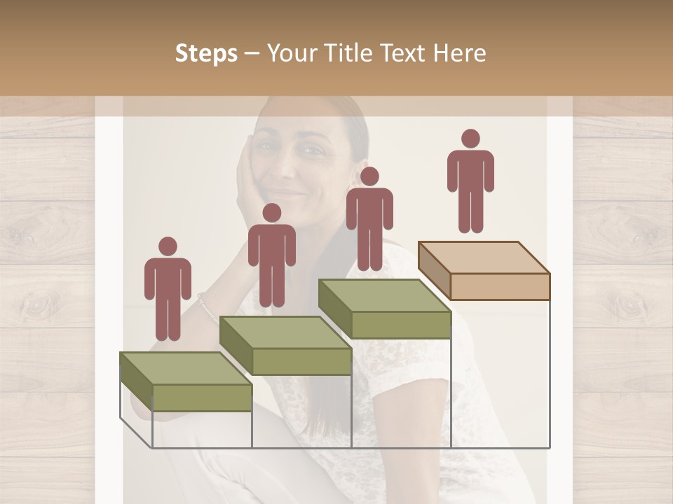 A Woman Sitting On The Floor With Her Hand On Her Face PowerPoint Template