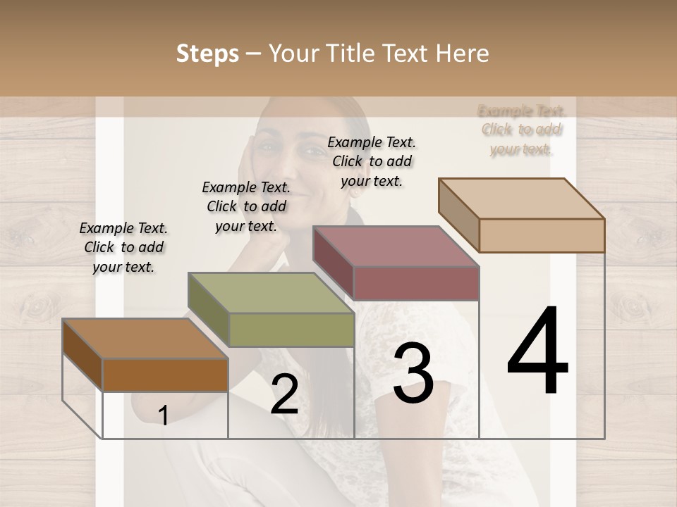 A Woman Sitting On The Floor With Her Hand On Her Face PowerPoint Template