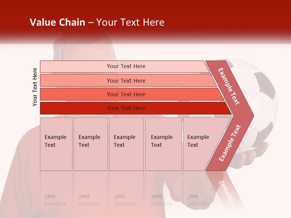 A Man Holding A Soccer Ball In His Hand PowerPoint Template