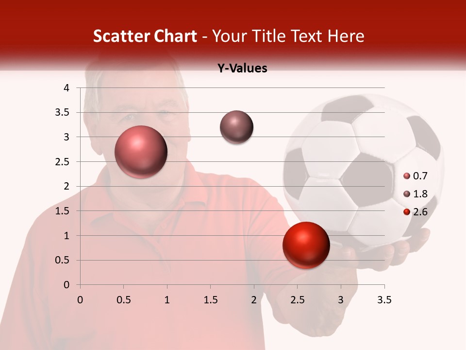 A Man Holding A Soccer Ball In His Hand PowerPoint Template