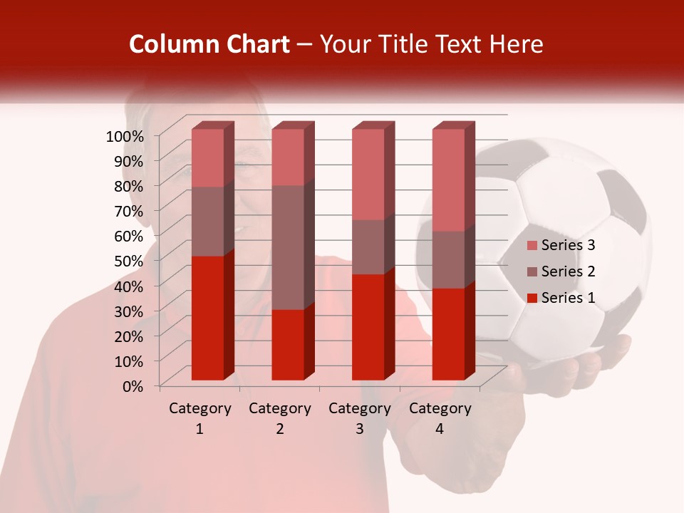 A Man Holding A Soccer Ball In His Hand PowerPoint Template