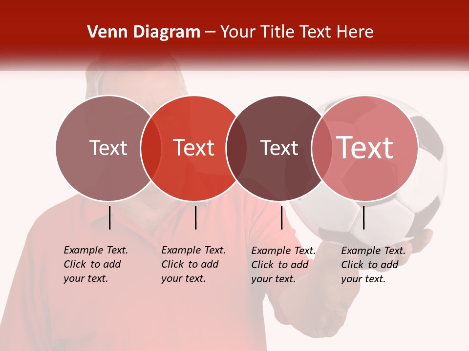 A Man Holding A Soccer Ball In His Hand PowerPoint Template