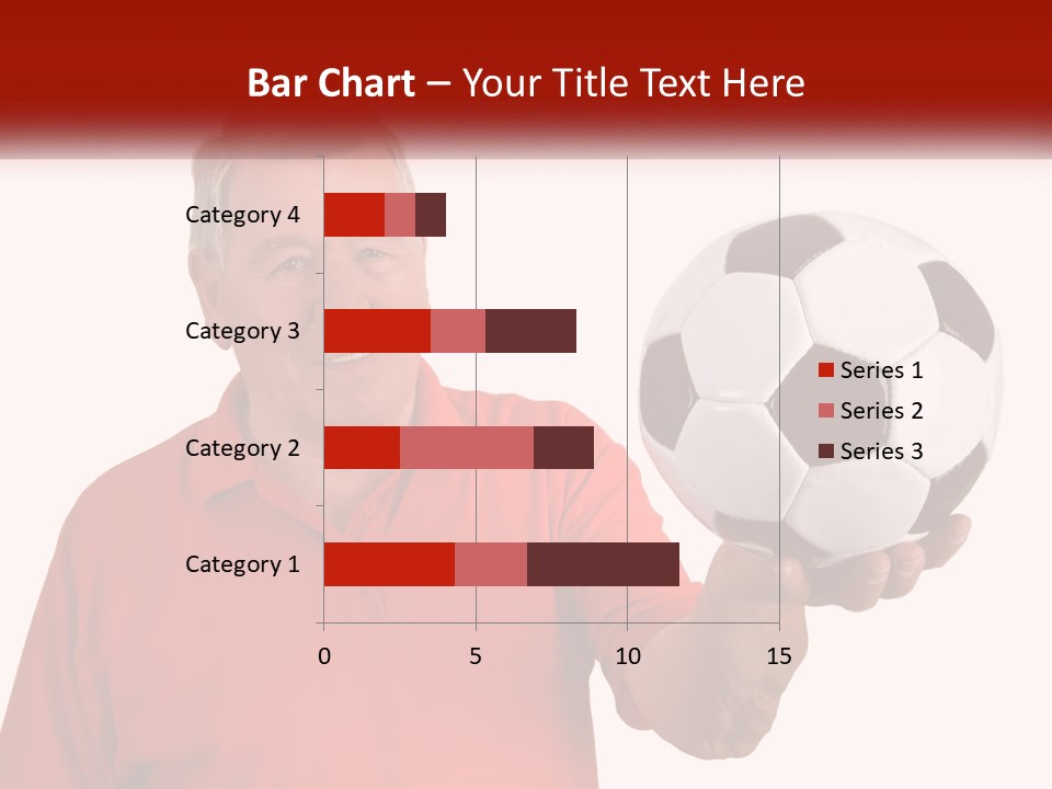 A Man Holding A Soccer Ball In His Hand PowerPoint Template