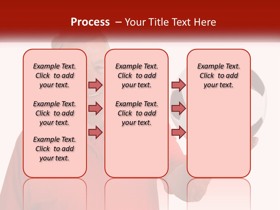 A Man Holding A Soccer Ball In His Hand PowerPoint Template