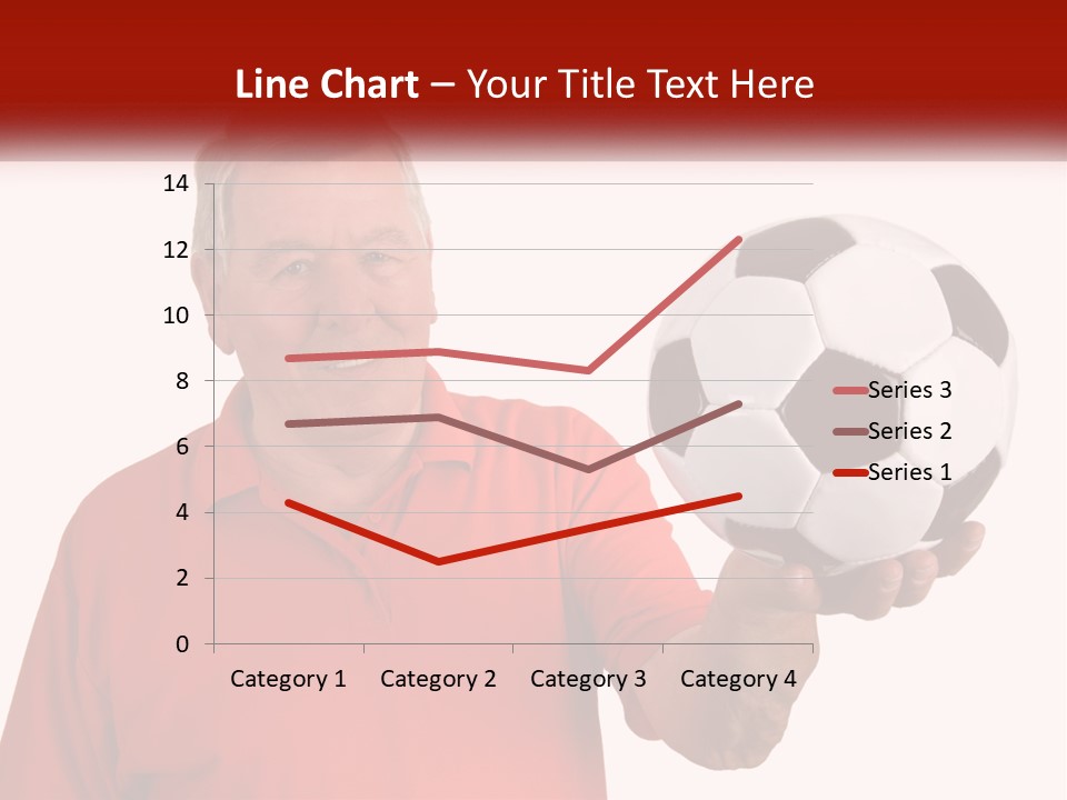 A Man Holding A Soccer Ball In His Hand PowerPoint Template