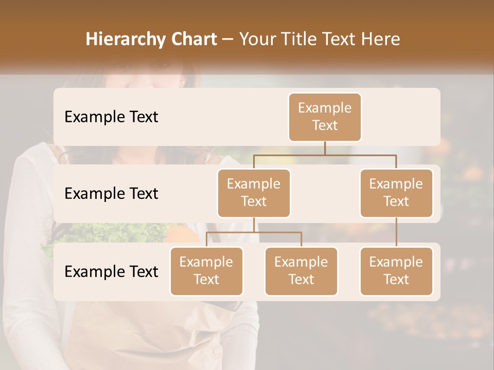 A Woman Holding A Paper Bag Full Of Vegetables PowerPoint Template