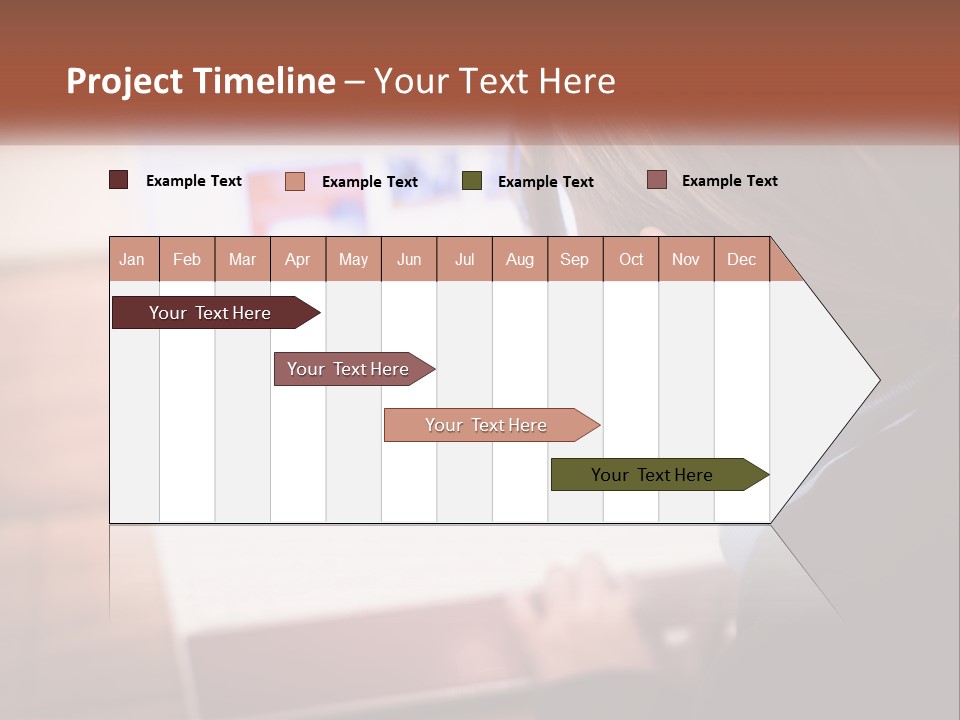 A Young Girl Is Looking At A Computer Screen PowerPoint Template