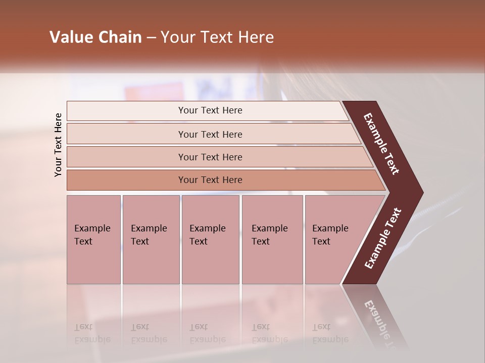A Young Girl Is Looking At A Computer Screen PowerPoint Template