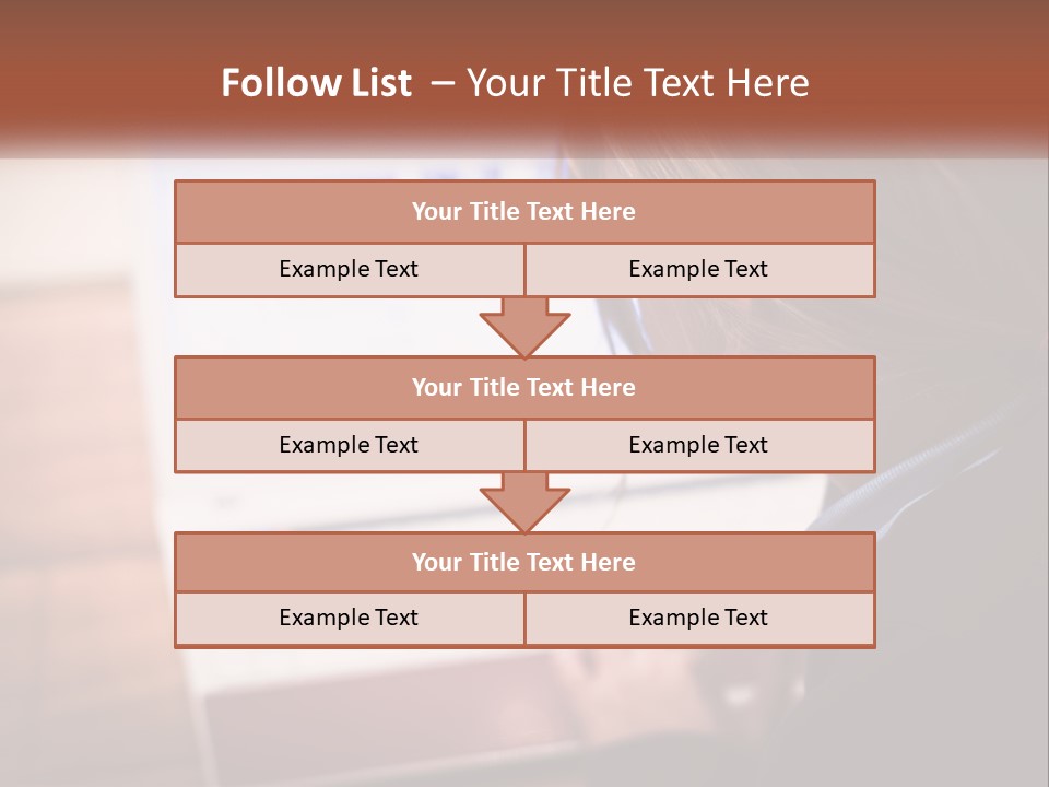 A Young Girl Is Looking At A Computer Screen PowerPoint Template