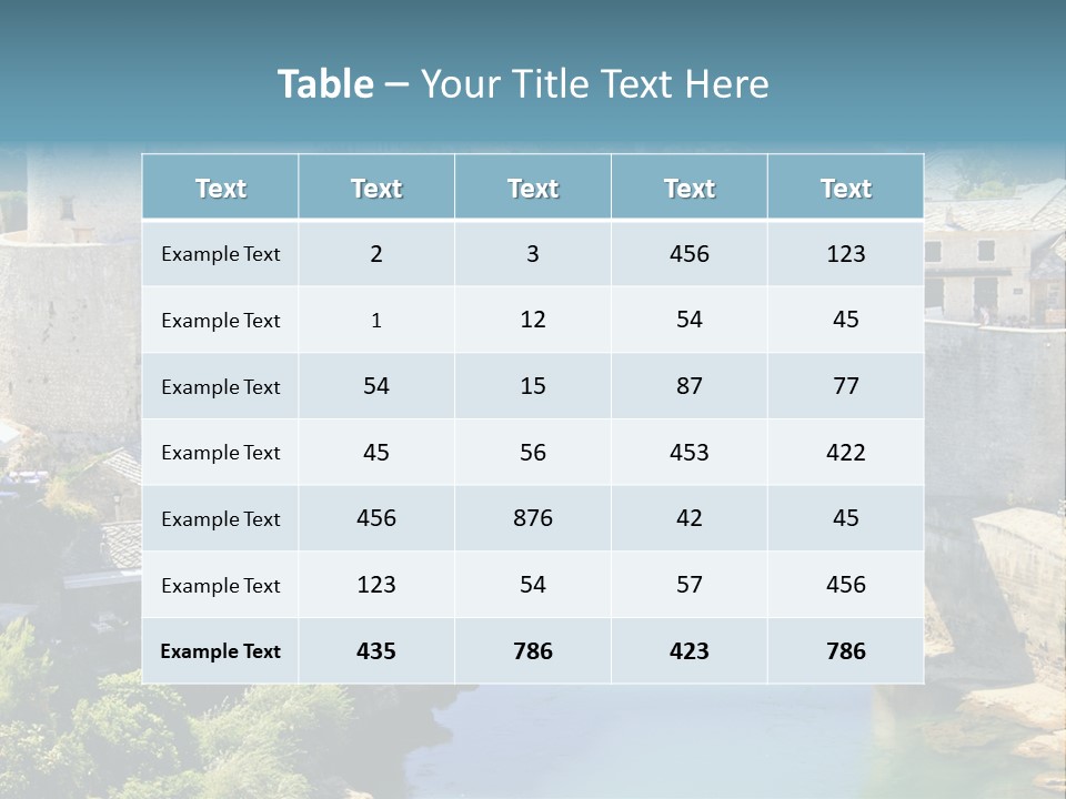 A Bridge Over A River In A City PowerPoint Template