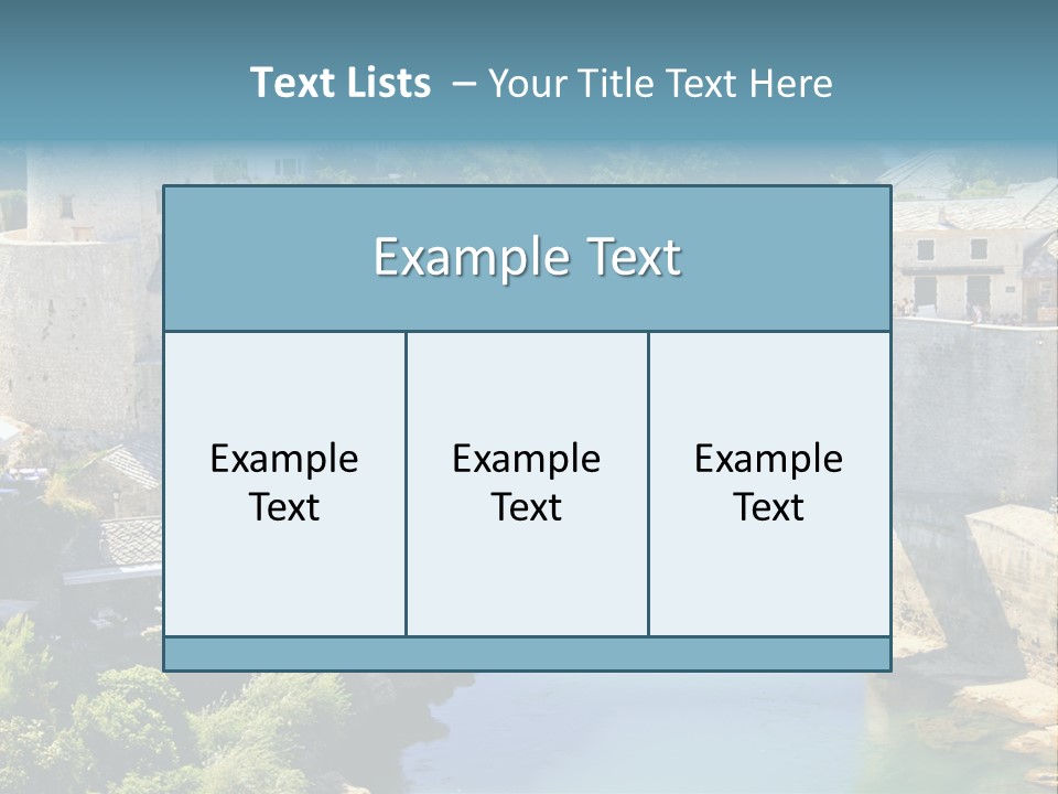A Bridge Over A River In A City PowerPoint Template