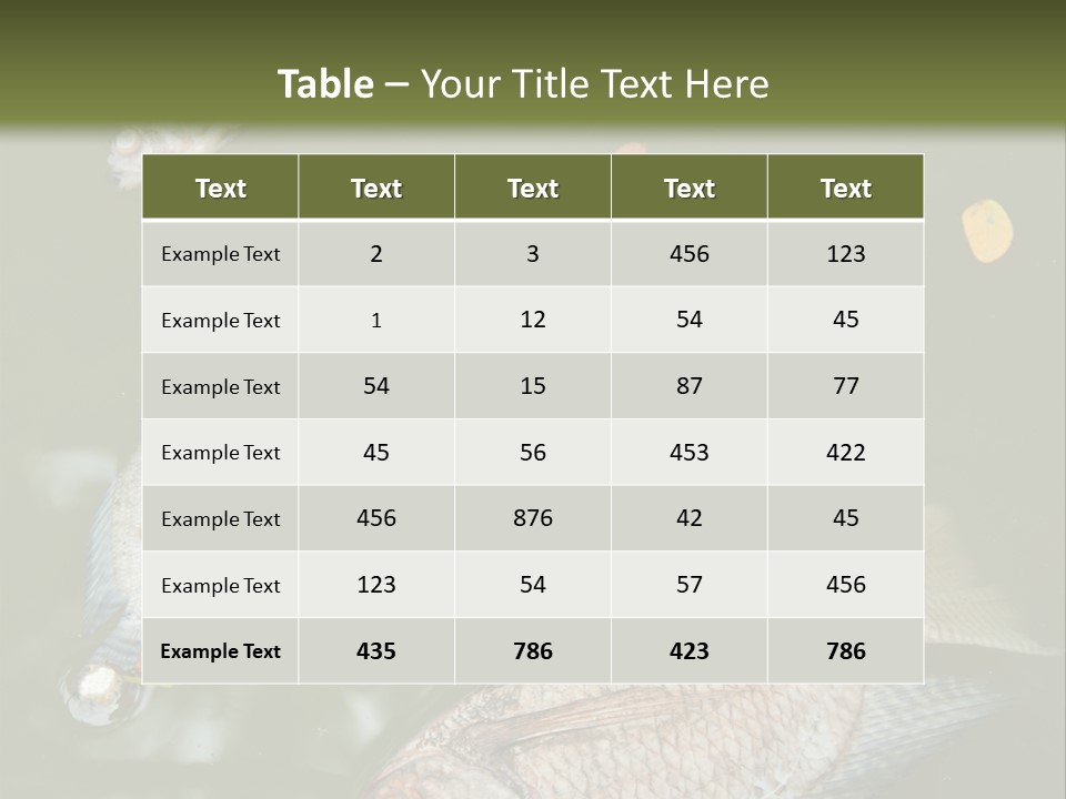 A Group Of Fish Floating On Top Of A Body Of Water PowerPoint Template