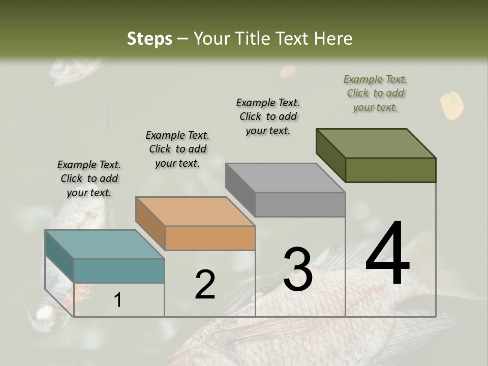 A Group Of Fish Floating On Top Of A Body Of Water PowerPoint Template