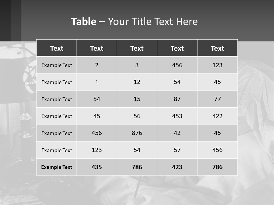 A Man Sitting In Bed With A Clock On The Wall PowerPoint Template