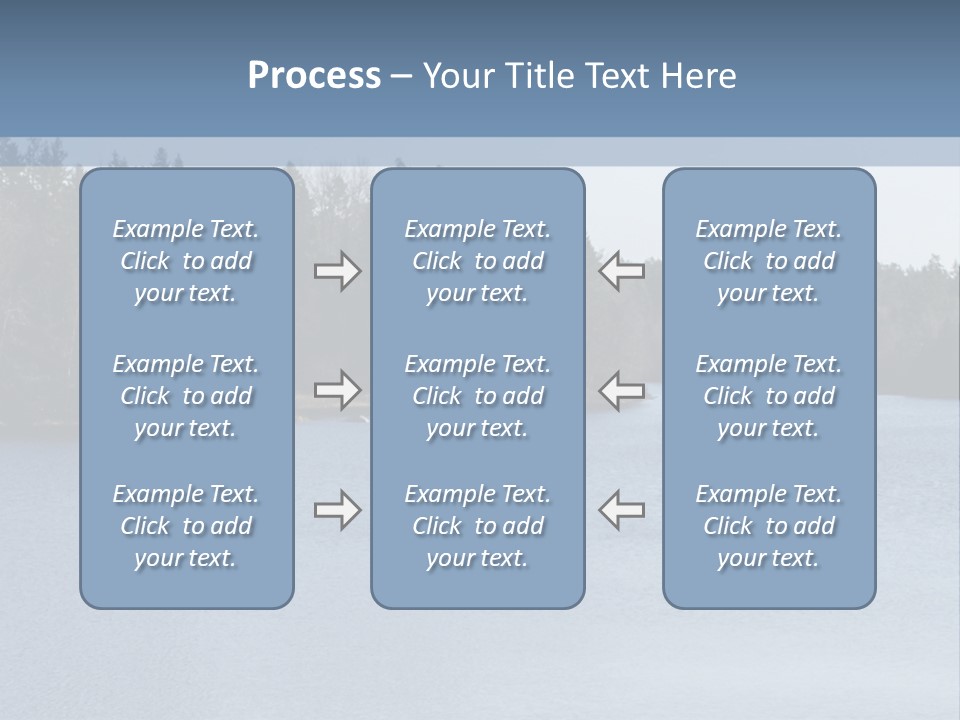 A Large Body Of Water Surrounded By Trees PowerPoint Template