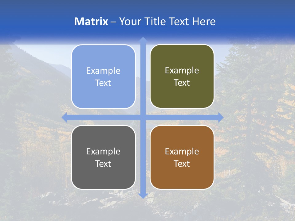 A Scenic View Of A Mountain Range With A River In The Foreground PowerPoint Template