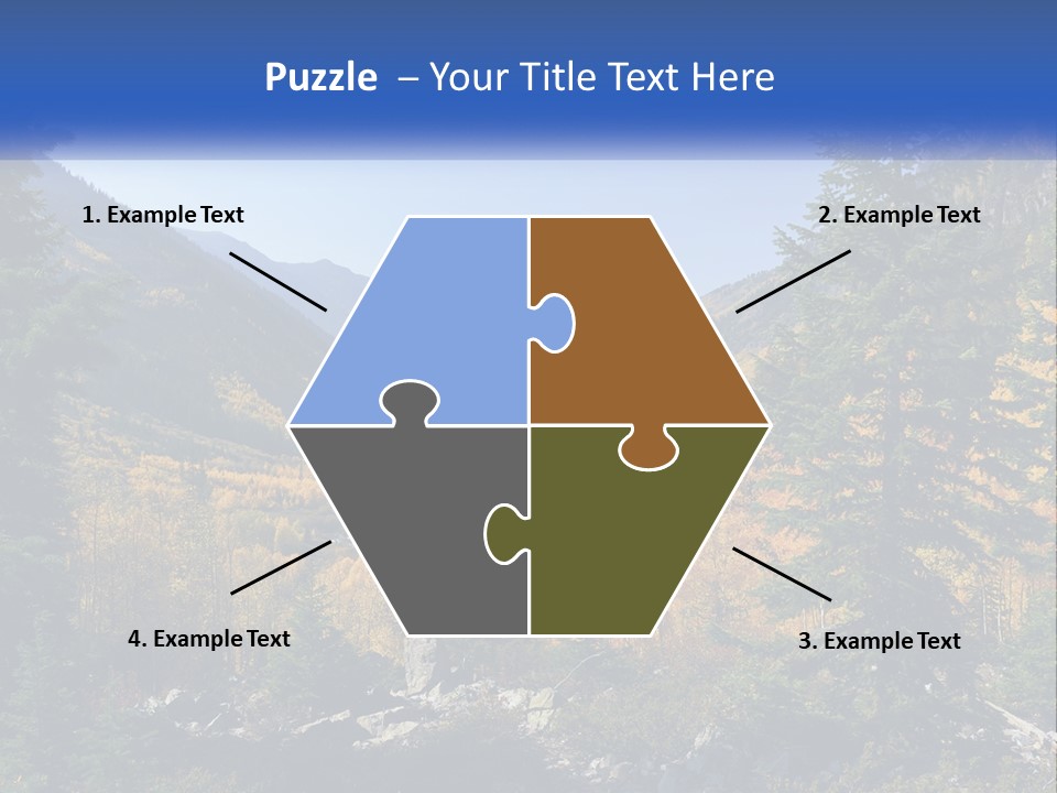A Scenic View Of A Mountain Range With A River In The Foreground PowerPoint Template