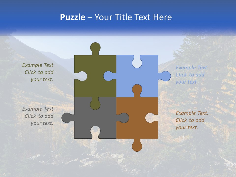 A Scenic View Of A Mountain Range With A River In The Foreground PowerPoint Template