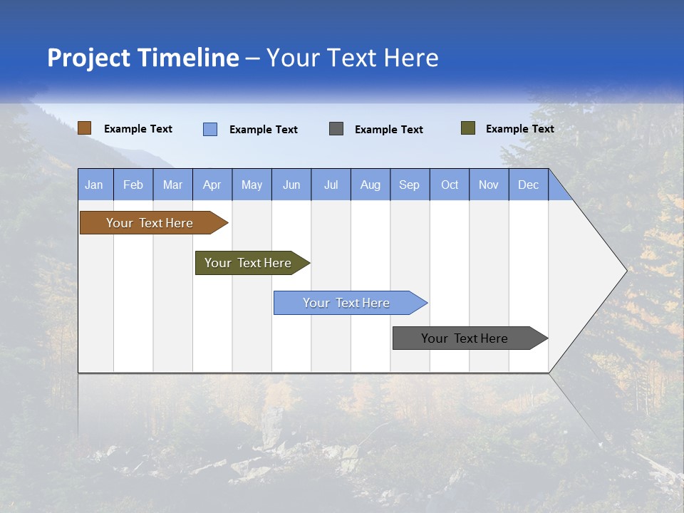 A Scenic View Of A Mountain Range With A River In The Foreground PowerPoint Template
