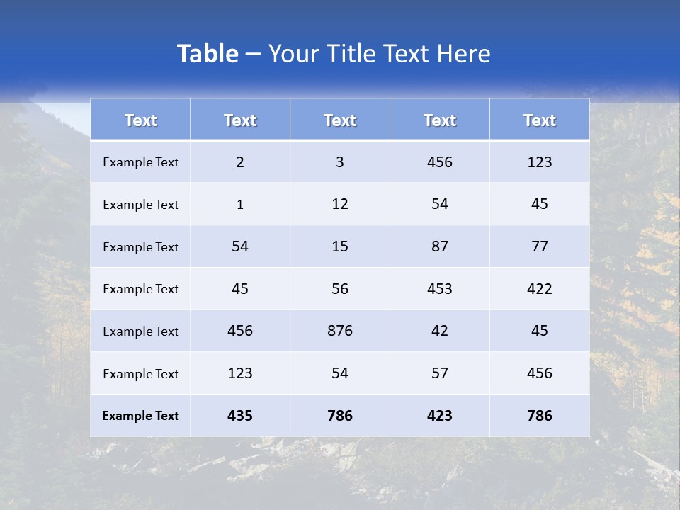 A Scenic View Of A Mountain Range With A River In The Foreground PowerPoint Template