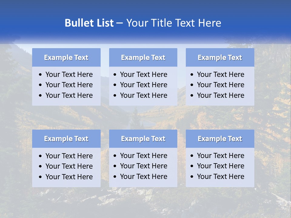 A Scenic View Of A Mountain Range With A River In The Foreground PowerPoint Template