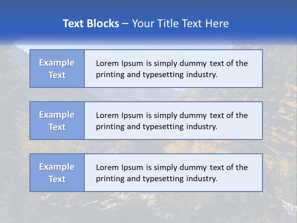 A Scenic View Of A Mountain Range With A River In The Foreground PowerPoint Template
