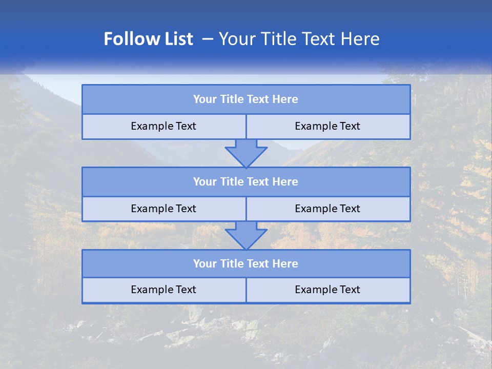 A Scenic View Of A Mountain Range With A River In The Foreground PowerPoint Template