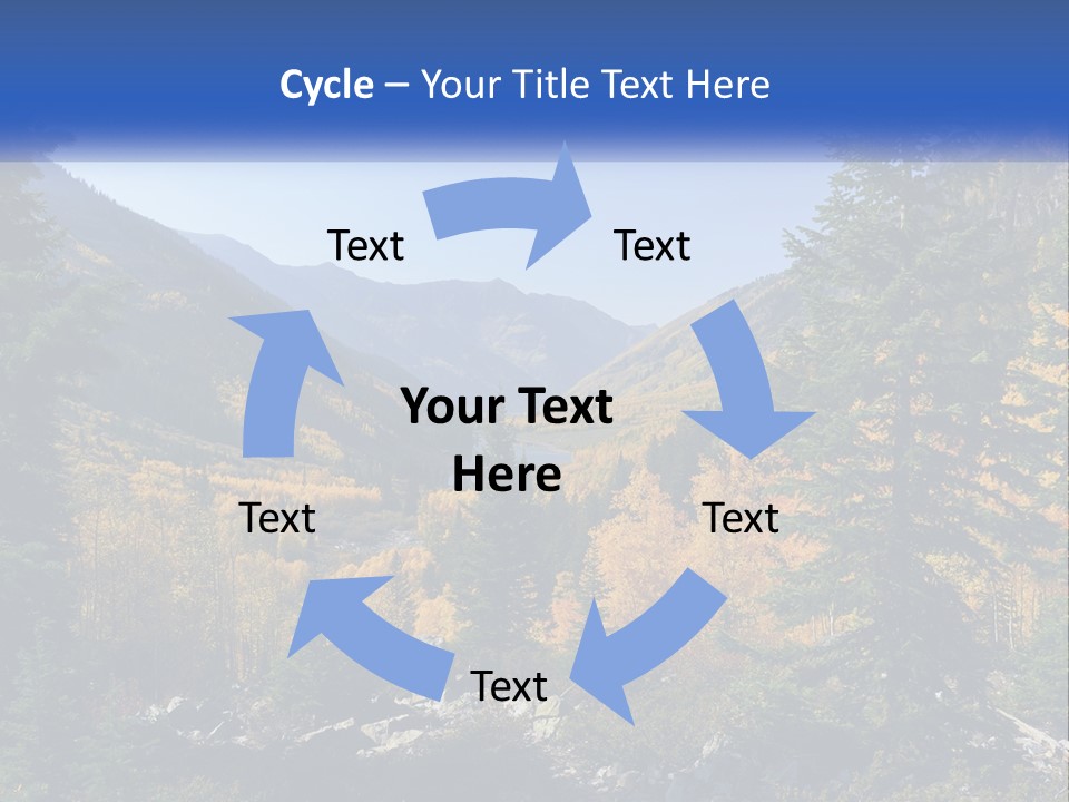 A Scenic View Of A Mountain Range With A River In The Foreground PowerPoint Template