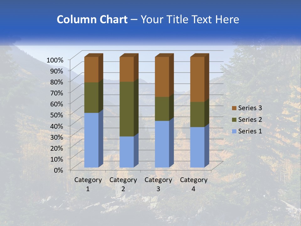 A Scenic View Of A Mountain Range With A River In The Foreground PowerPoint Template