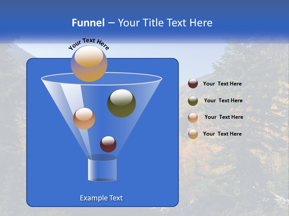 A Scenic View Of A Mountain Range With A River In The Foreground PowerPoint Template