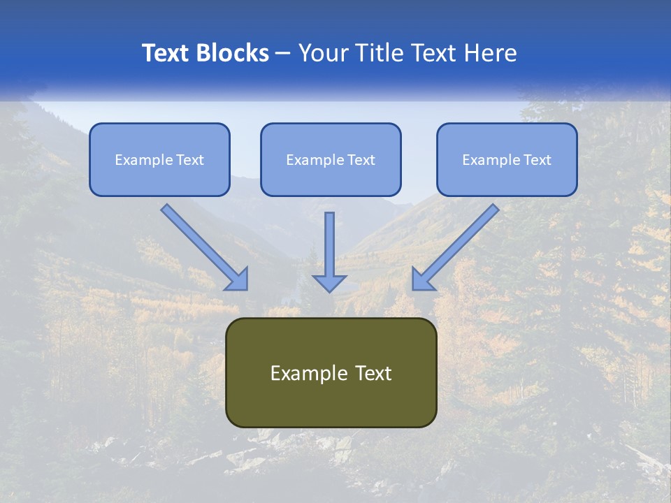 A Scenic View Of A Mountain Range With A River In The Foreground PowerPoint Template